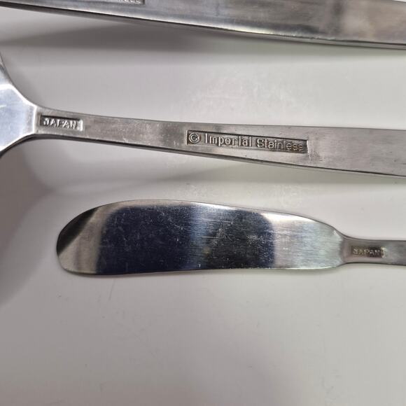 Imperial Stainless Japan 5-piece Serving Set IMI57 Vintage Floral - Picture 15 of 15